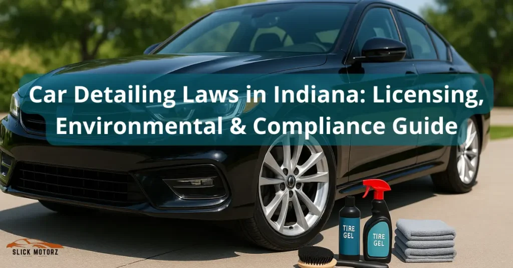 Car Detailing Laws Indiana