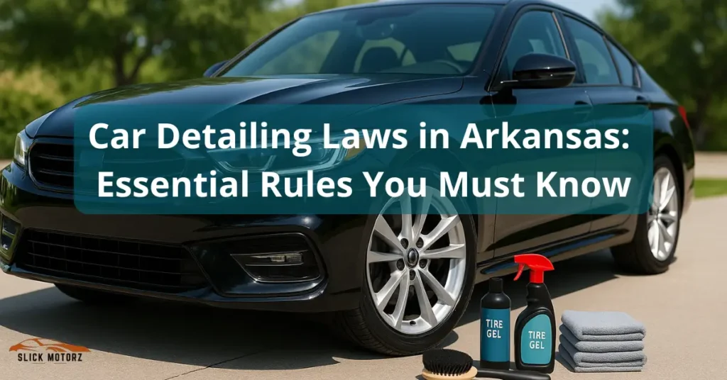 Car Detailing Laws in Arkansas Essential Rules You Must Know
