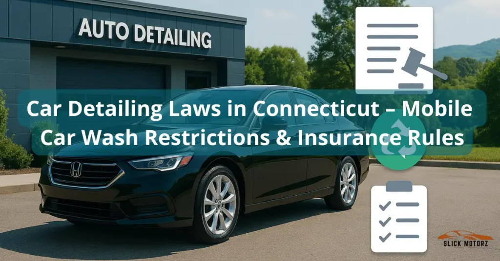 Car Detailing Laws in Connecticut