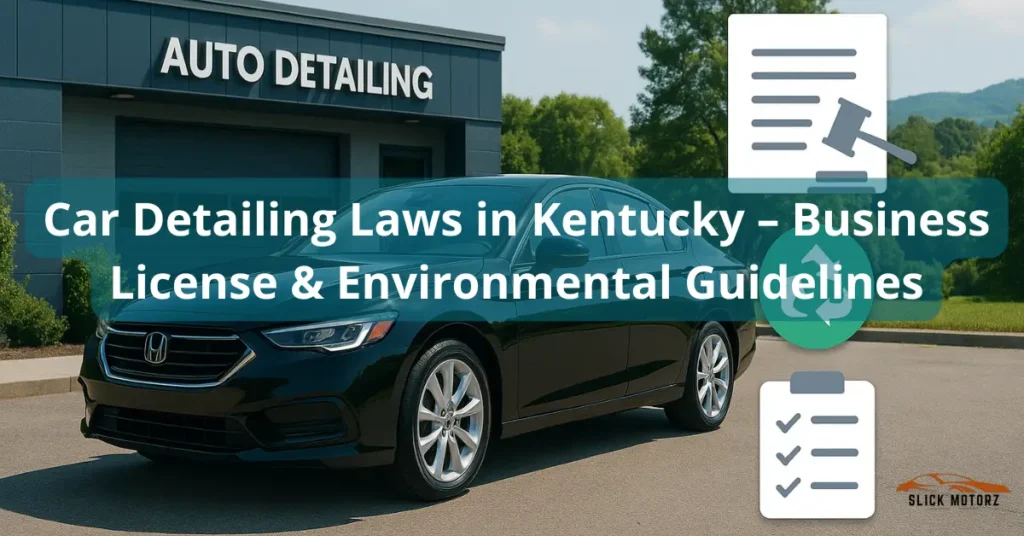Car Detailing Laws in Kentucky
