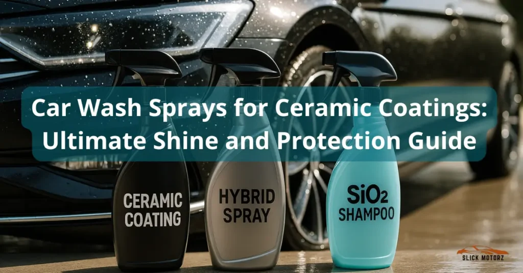 Car Wash Sprays for Ceramic Coatings