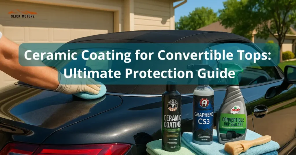 Ceramic Coating for Convertible Tops Ultimate Protection Guide