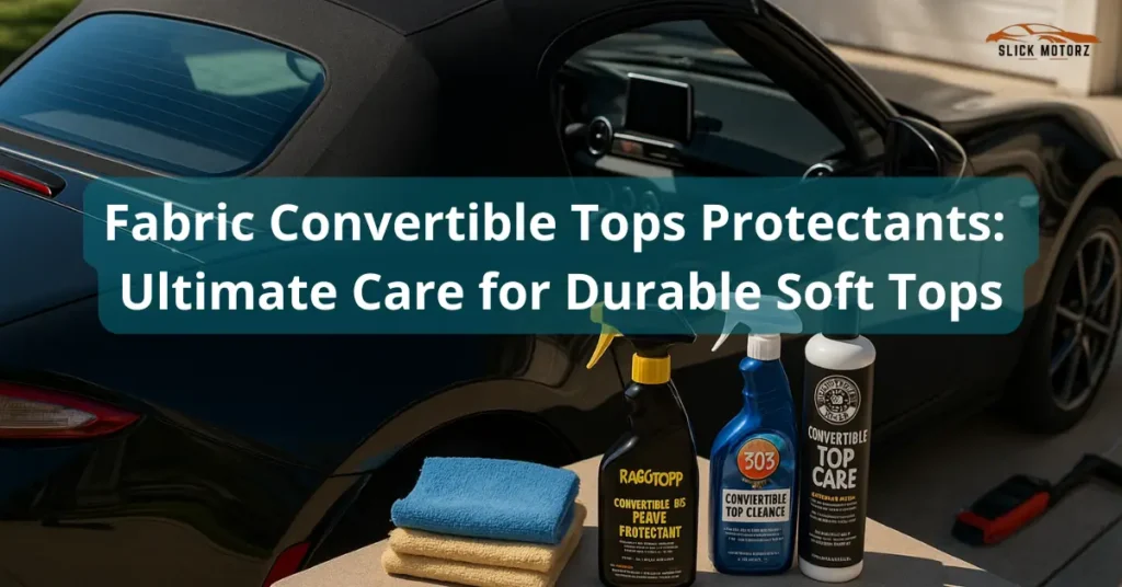 Fabric Convertible Tops Protectants Ultimate Care for Durable Soft Tops
