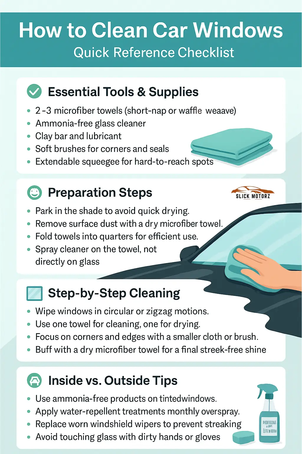 How to Clean Car Windows Like a Pro: Expert Tips for Crystal Clear Glass