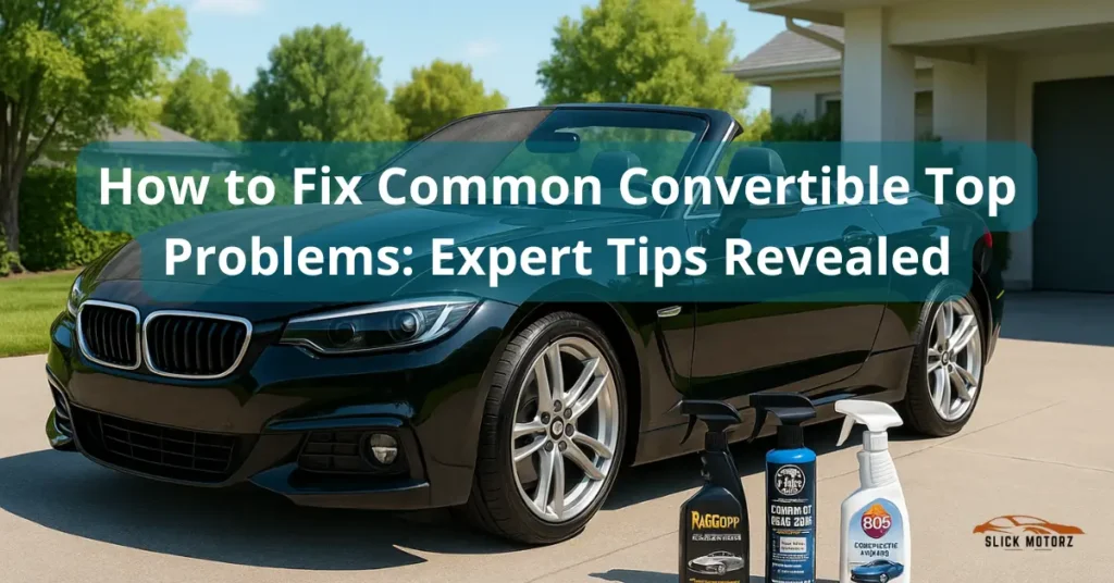 How to Fix Common Convertible Top Problems Expert Tips Revealed