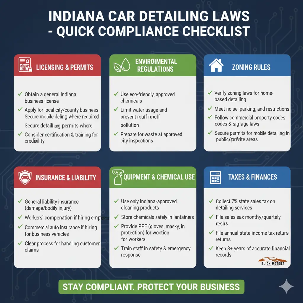 Car Detailing Laws Indiana