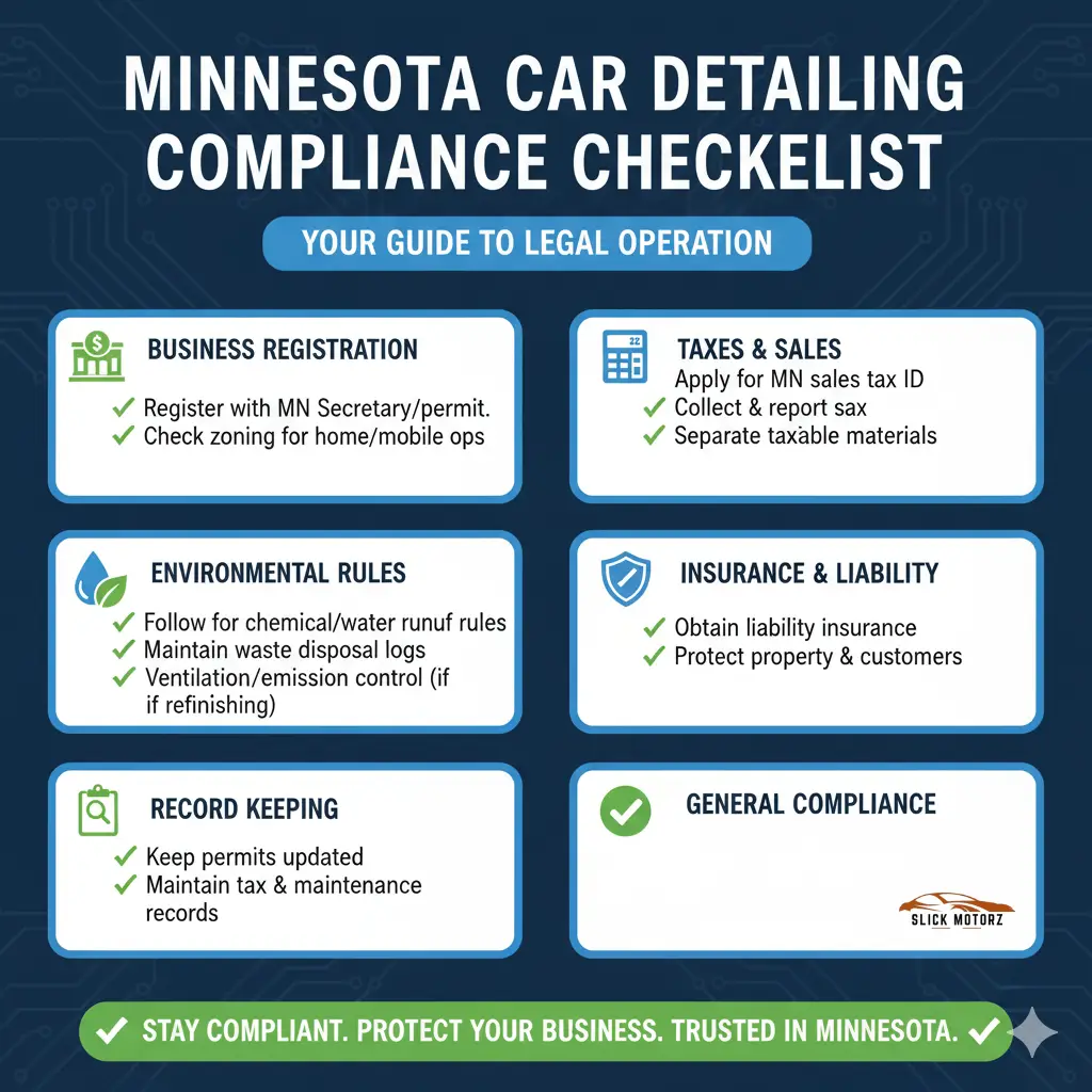 Car Detailing Laws in Minnesota