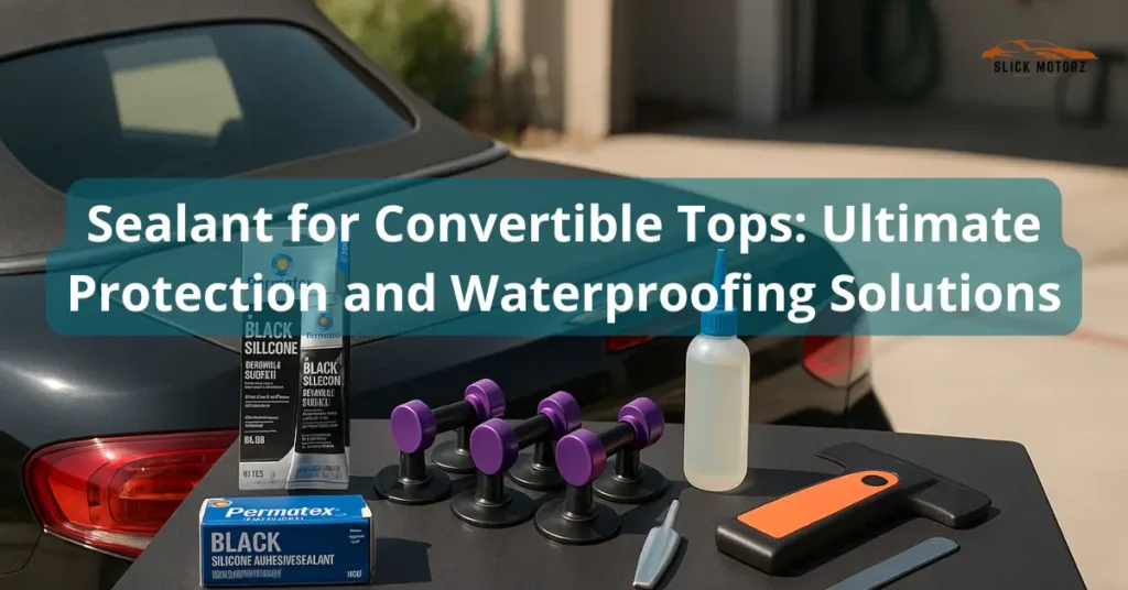 Sealant for Convertible Tops Ultimate Protection and Waterproofing Solutions