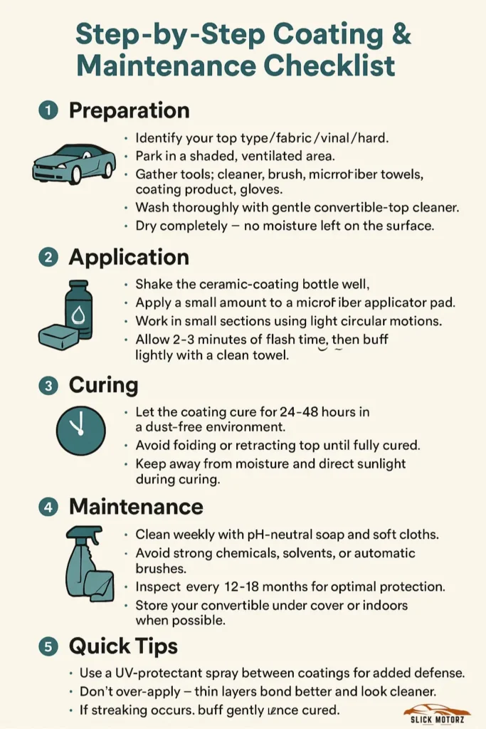 Ceramic Coating for Convertible Tops Ultimate Protection Guide