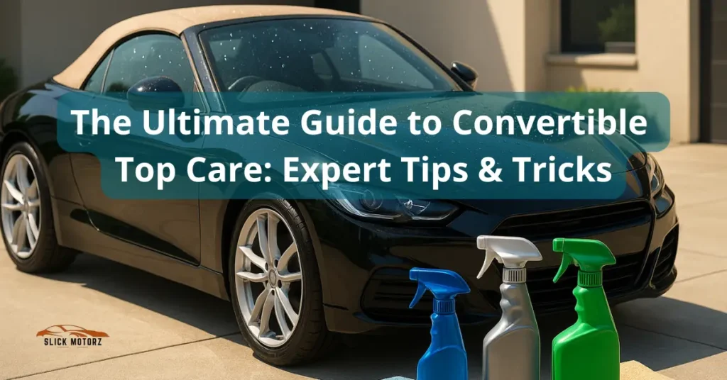 Guide to Convertible Top Care