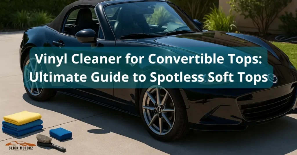 Vinyl Cleaner for Convertible Tops Ultimate Guide to Spotless Soft Tops