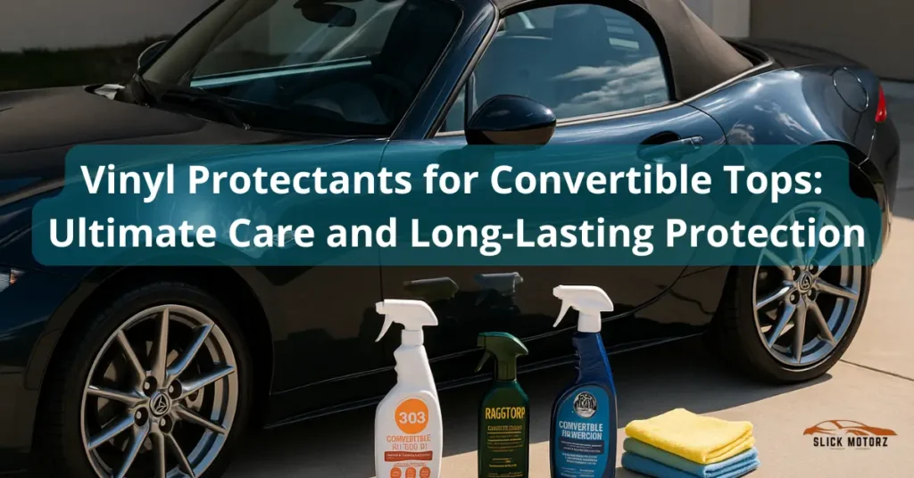 Vinyl Protectants for Convertible Tops Ultimate Care and Long-Lasting Protection