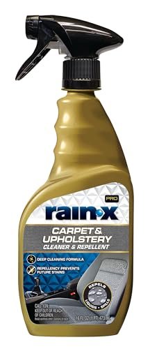 Rain-X 620234SRP Carpet & Upholstery Cleaner Repellent for Car Interiors & More, Cleans + Repels Spills while Preventing Stains, Fresh Scent 16 Fl Oz.