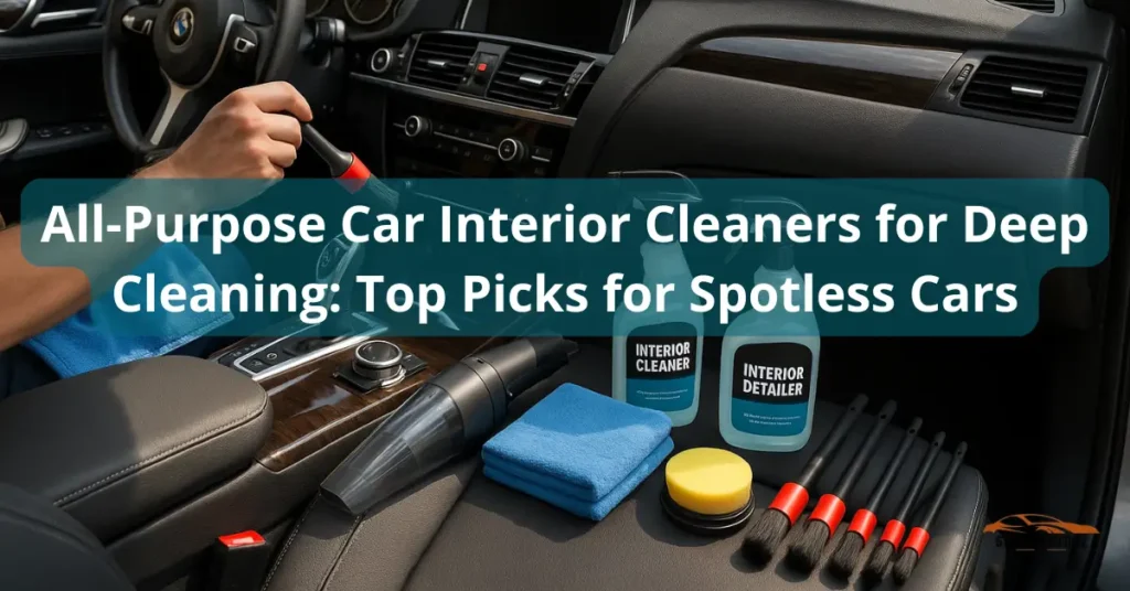 Car Interior Cleaners for Deep Cleaning