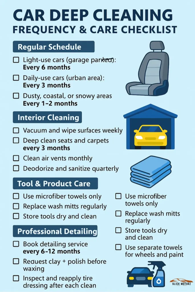 How Often Should You Deep Clean Your Car
