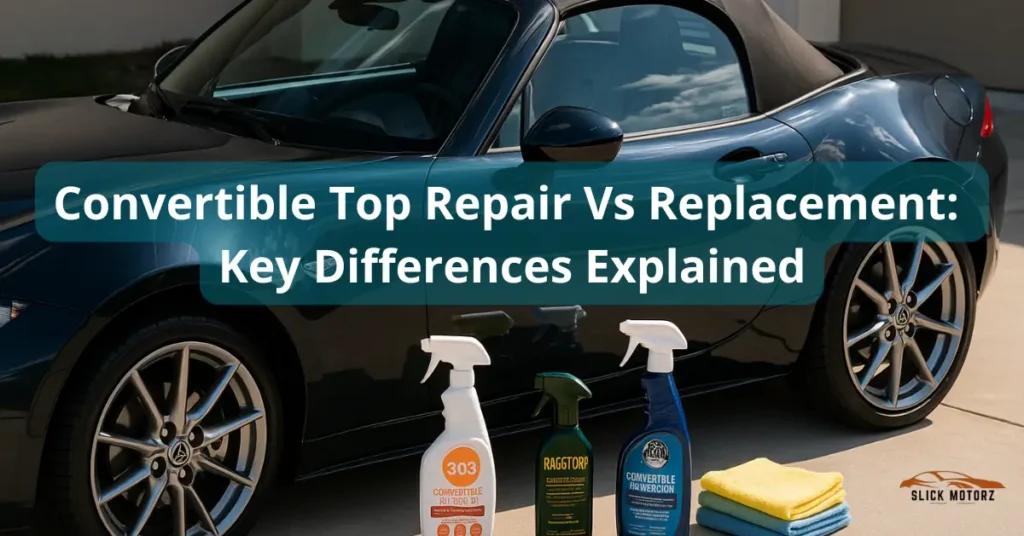 Convertible Top Repair Vs Replacement Key Differences Explained