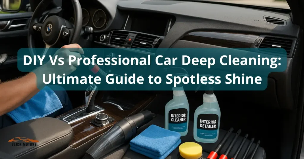DIY Vs Professional Car Deep Cleaning: Ultimate Guide to Spotless Shine