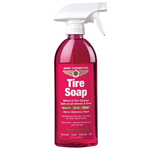 Tire Soap & Degrease 16 Fl. oz - Premium Tire Soap & Degreaser for Deep Cleaning | Easily Removes Tire Dirt, Oil Residue, Grime & More | Safe for All Wheels & Tires | Professional-Grade |