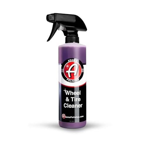 Adam's Polishes Wheel & Tire Cleaner 16oz - Professional All in One Car Wash Wheel Well Cleaning Spray for Car Detailing | Safe On Most Rim Finishes