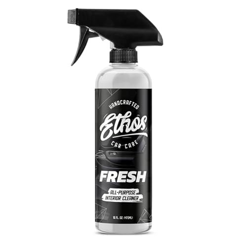 Ethos FRESH - All Purpose Interior Cleaner Car Detailing Kit, Detailing Spray - Car Interior Detailing - Interior Cleaner for Cars, Trucks, SUVs, Jeeps, Motorcycles, RVs & More
