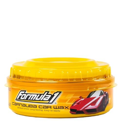 Formula 1 Carnauba Car Wax Paste - High-Gloss Shine - Polish for Car Detailing to Shine & Protect – Remove Haze and Paint Swirls w/ Micropolishing Agents – Car Cleaning Supplies (8 oz)