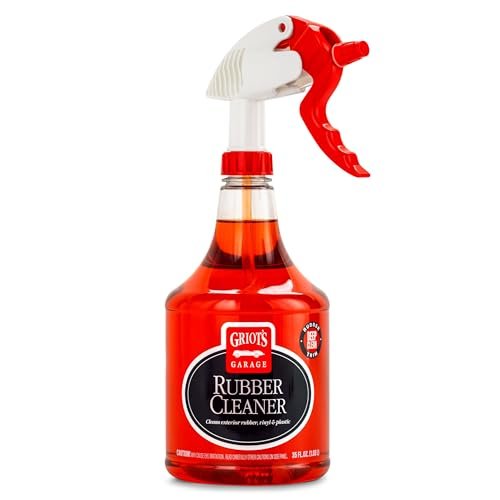 Griot's Garage Rubber Cleaner for Car Cleaning and Detailing, Works on Tires, Trims, and Moldings 11136, 35oz