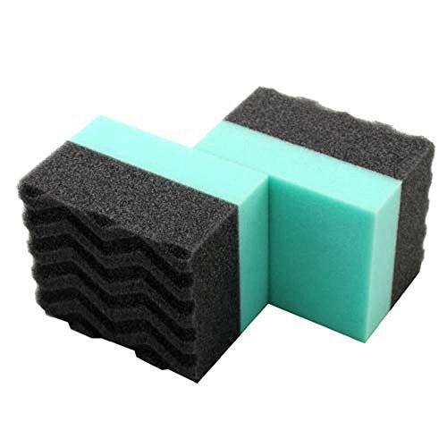 Chemical Guys Wonder Wave Durafoam Tire Shine Applicator Pads - Foam Pads for Applying Tire Dressings, Protectants, Wax, Polish and Car Detailer Products for Trucks and SUVs - 2 Pack