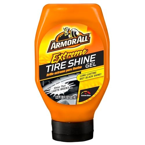 Armor All Extreme Tire Shine Gel by Armor All, Tire Shine for Restoring Color and Tire Protection, 18 Fl Oz