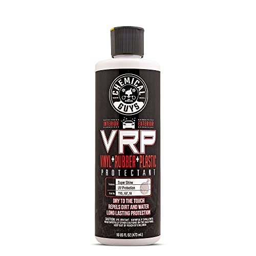 Chemical Guys VRP Vinyl, Rubber, and Plastic Dressing - Tire Dressing, Non-Greasy, Dry-to-the-Touch Shine for Tires, Trim, and More, Safe for Cars, Trucks, SUVs, RVs & More - 16 oz