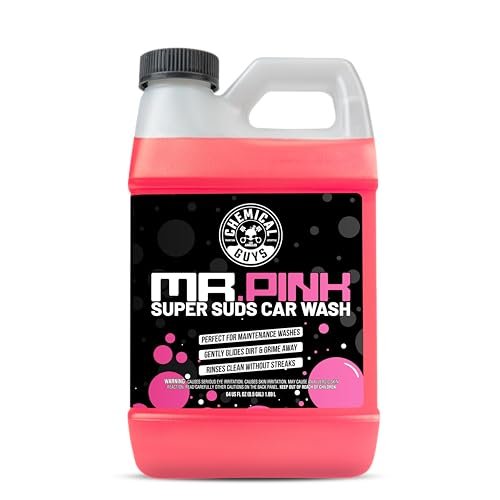 Chemical Guys Mr. Pink Car Wash Soap - 64 oz Super Suds Foaming Car Wash Soap for Cannon, Blaster, or Bucket Washing - pH Balanced, Safe on Wax, Sealant, Ceramic, and Clear Coat Finishes