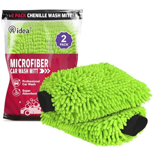 Double-Hand Car Wash Mitts