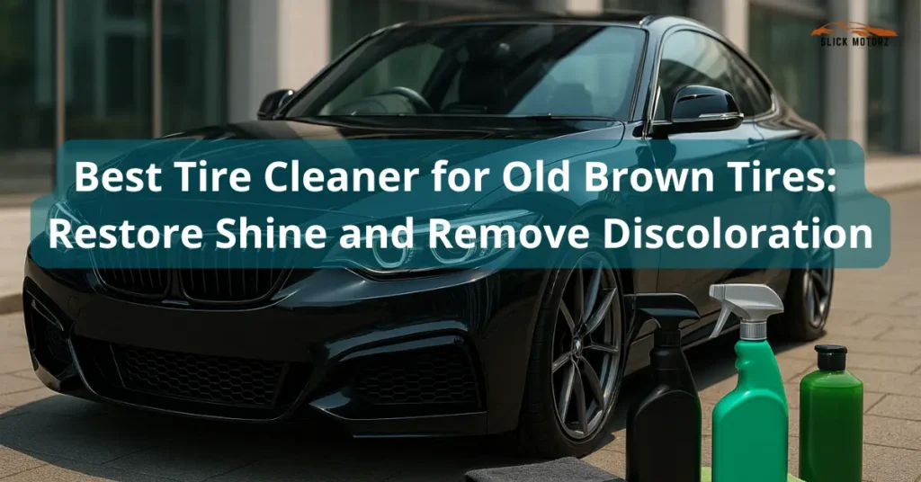 Best Tire Cleaner for Old Brown Tires Restore Shine and Remove Discoloration