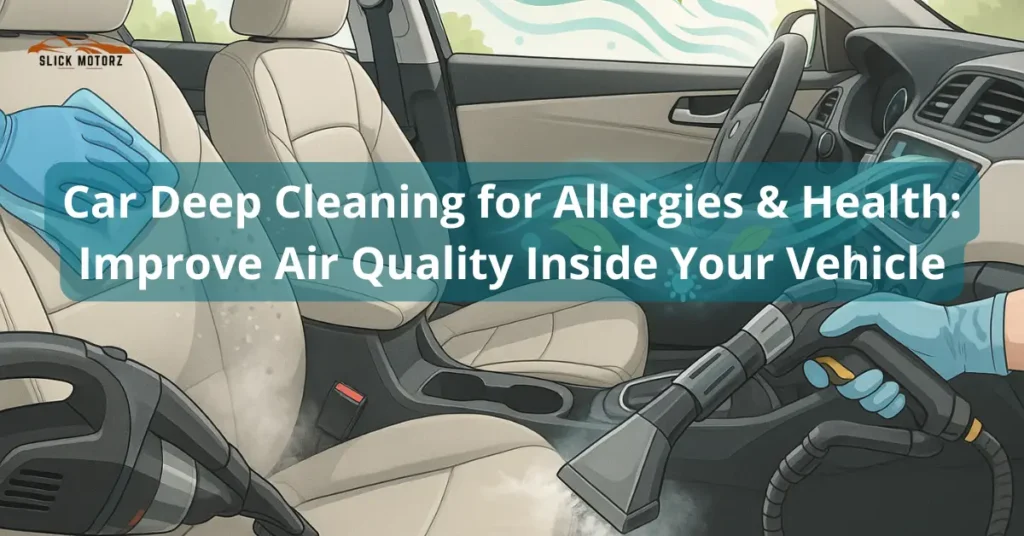 Car Deep Cleaning for Allergies & Health: Improve Air Quality Inside Your Vehicle