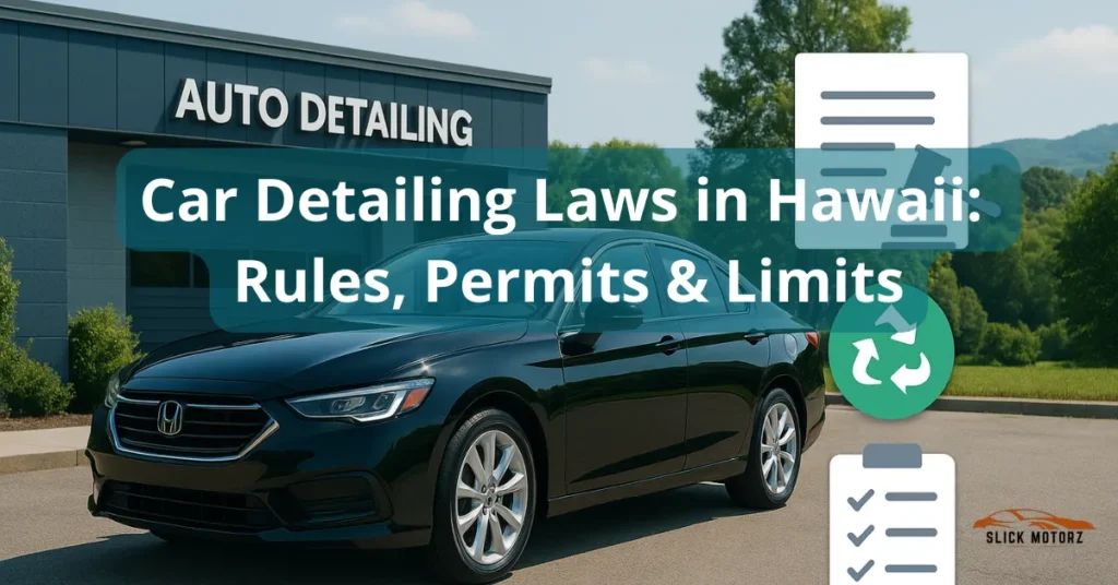 Car Detailing Laws in Hawaii Rules, Permits & Limits