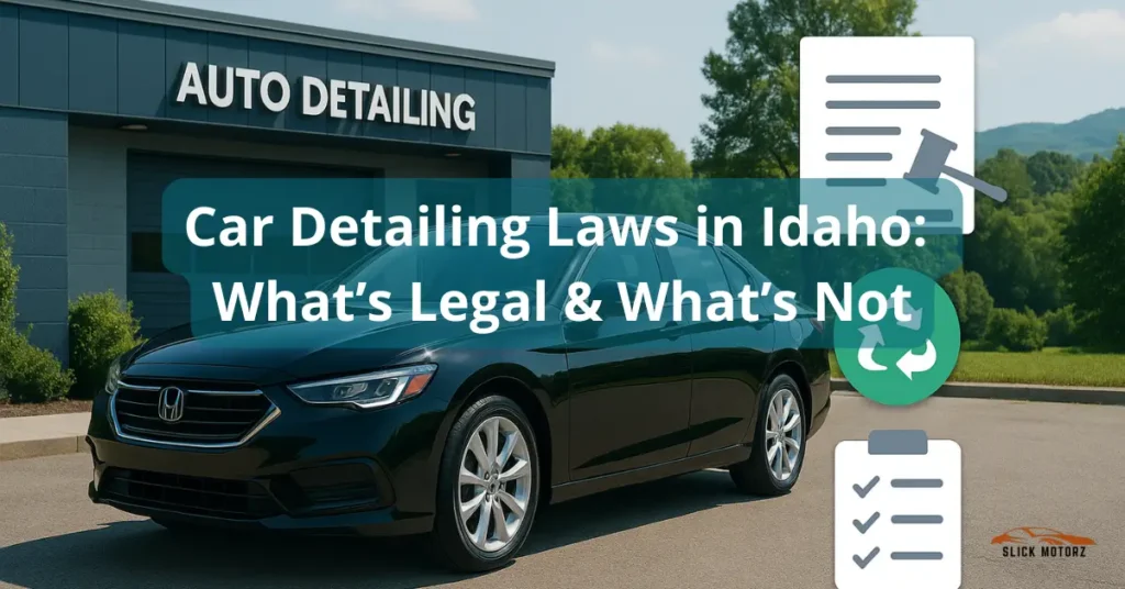 Car Detailing Laws in Idaho What’s Legal & What’s Not