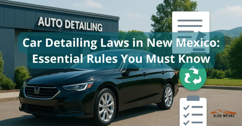 Car Detailing Laws in New Mexico Essential Rules You Must Know
