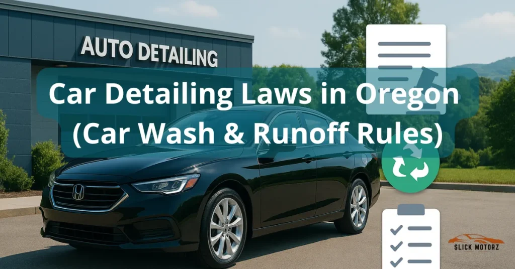 Car Detailing Laws in Oregon (Car Wash & Runoff Rules)