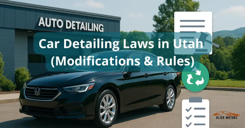 Car Detailing Laws in Utah (Modifications & Rules)