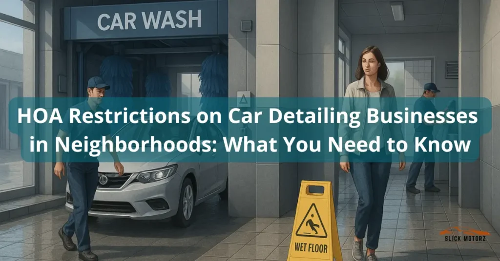Hoa Restrictions on Car Detailing Businesses in Neighborhoods What You Need to Know