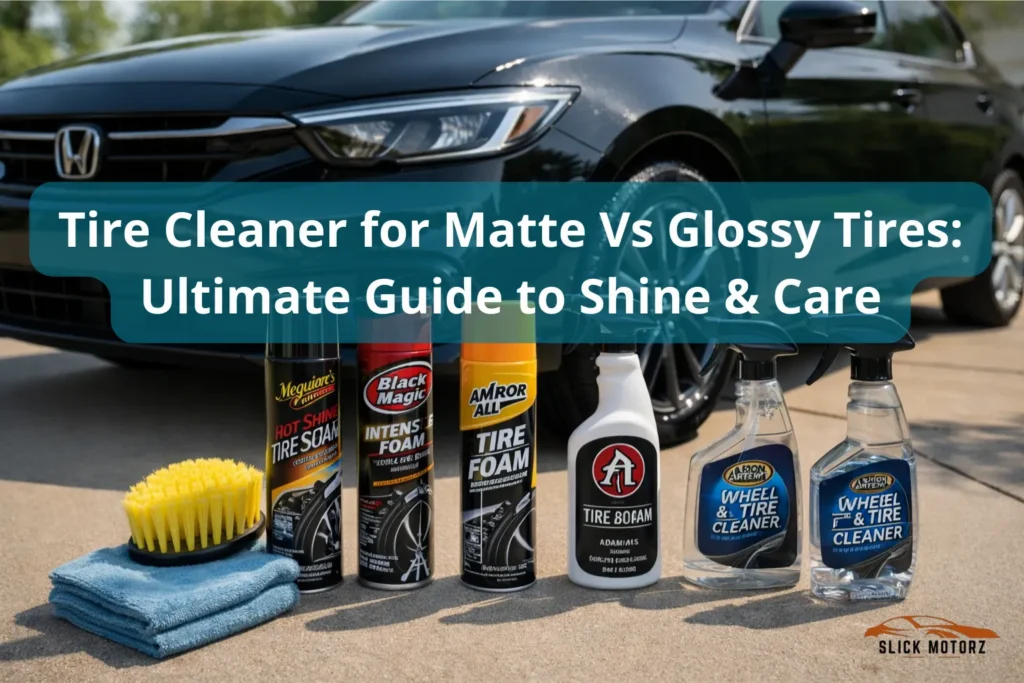 Tire Cleaner for Matte Vs Glossy Tires Ultimate Guide to Shine & Care