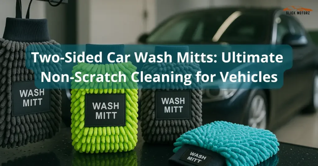 Two-Sided Car Wash Mitts