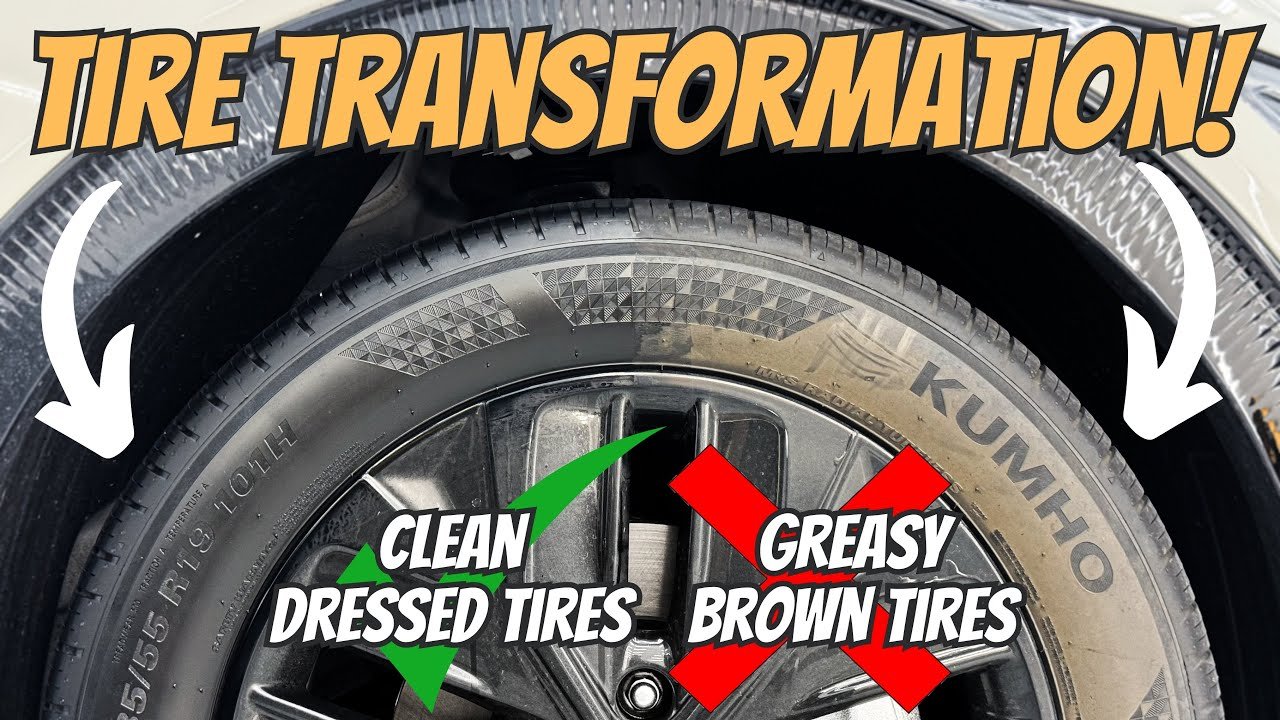 Why Tires Turn Brown After Cleaning: Causes & Quick Fixes