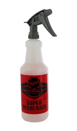Meguiar's D20108 Super Degreaser Bottle, 32 oz Capacity w/ D110542 Grey Sprayer