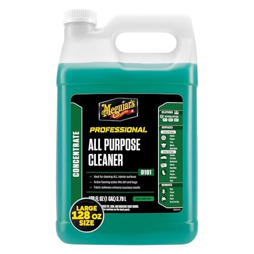 Meguiar's D10101 All Purpose Cleaner, Versatile Car Detailing Cleaner Ideal for Both the Interior and Exterior Vehicle Surfaces, Foaming Action Lifts Dirt from Leather, Carpet, Upholstery, and Vinyl