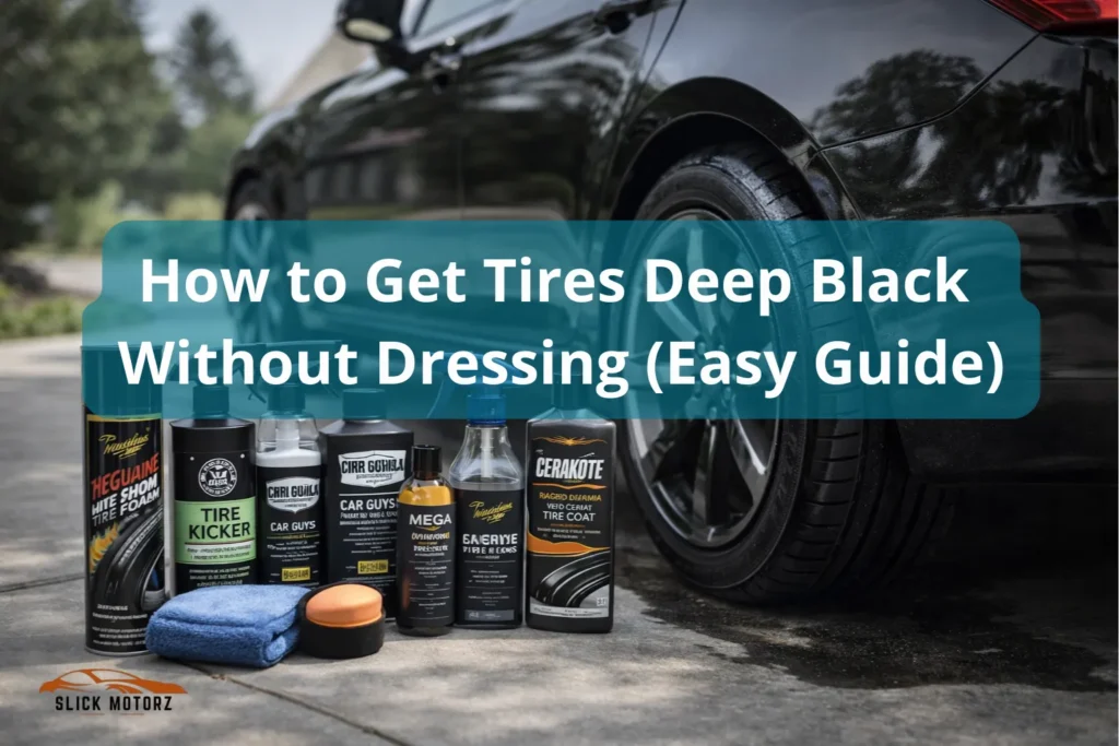 How to Get Tires Deep Black Without Dressing
