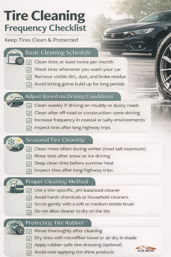 How Often Should You Clean Tires? Expert Tips for Lasting Shine