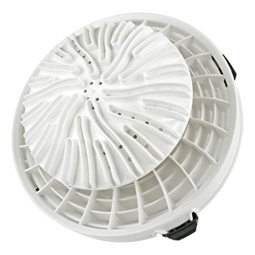 DETAIL GUARDZ Dirt Lock Scrub and Pump Bundle Complete Kit (Includes Dirt Lock Car Wash Bucket Filter) White