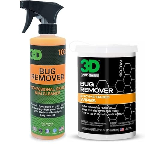 3D Bug Remover Spray & Wipes Bundle – Powerful Bug & Tar Removal for Home & On-The-Go