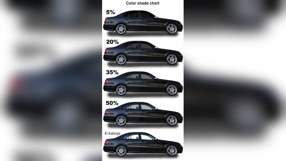 43 percent window tint