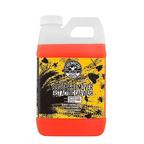Chemical Guys Bug & Tar Wash Heavy Duty Bug, Tar, Grime, Tree Sap & Bird Dropping Remover - Safe for Paint, Glass, Chrome, Plastic & All Exterior Surfaces (64 oz) CWS_104_64